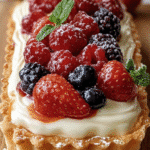 Summer Berry Cream Tart