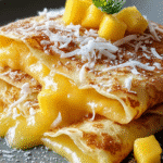 Tropical Mango Coconut Crêpes