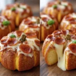 Fun Mini Pumpkin Pizzas (Easy Halloween Recipe) First Image