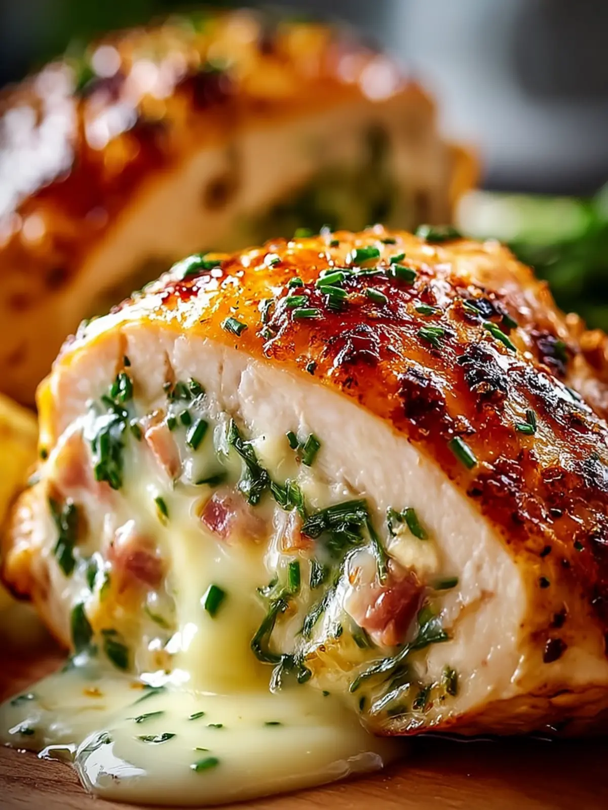 Gourmet Ruth’s Chris Stuffed Chicken: Easy Cheesy Delight! 5 Gourmet Ruth’s Chris Stuffed Chicken | Easy Cheesy Dinner First Image