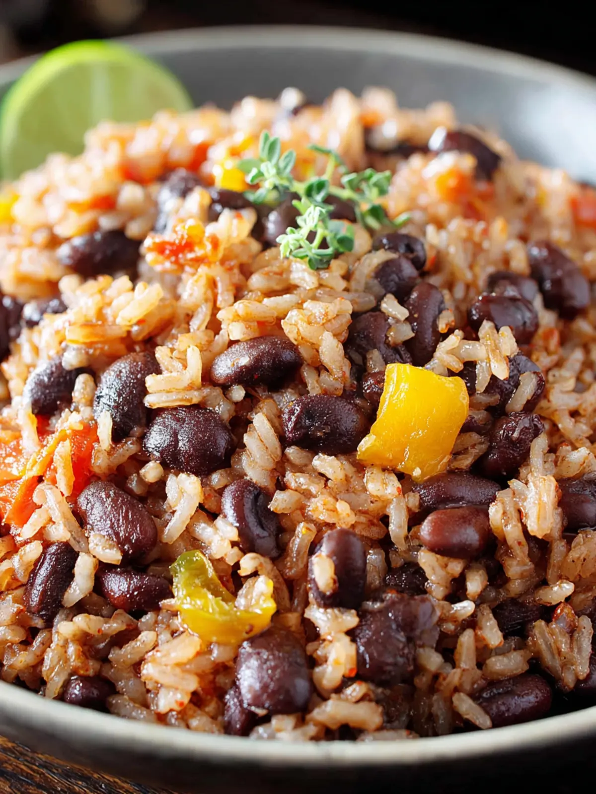 Easy Haitian Rice and Beans Recipe First Image
