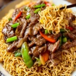 Irresistible Crispy Cantonese Beef Chow Mein Recipe First Image