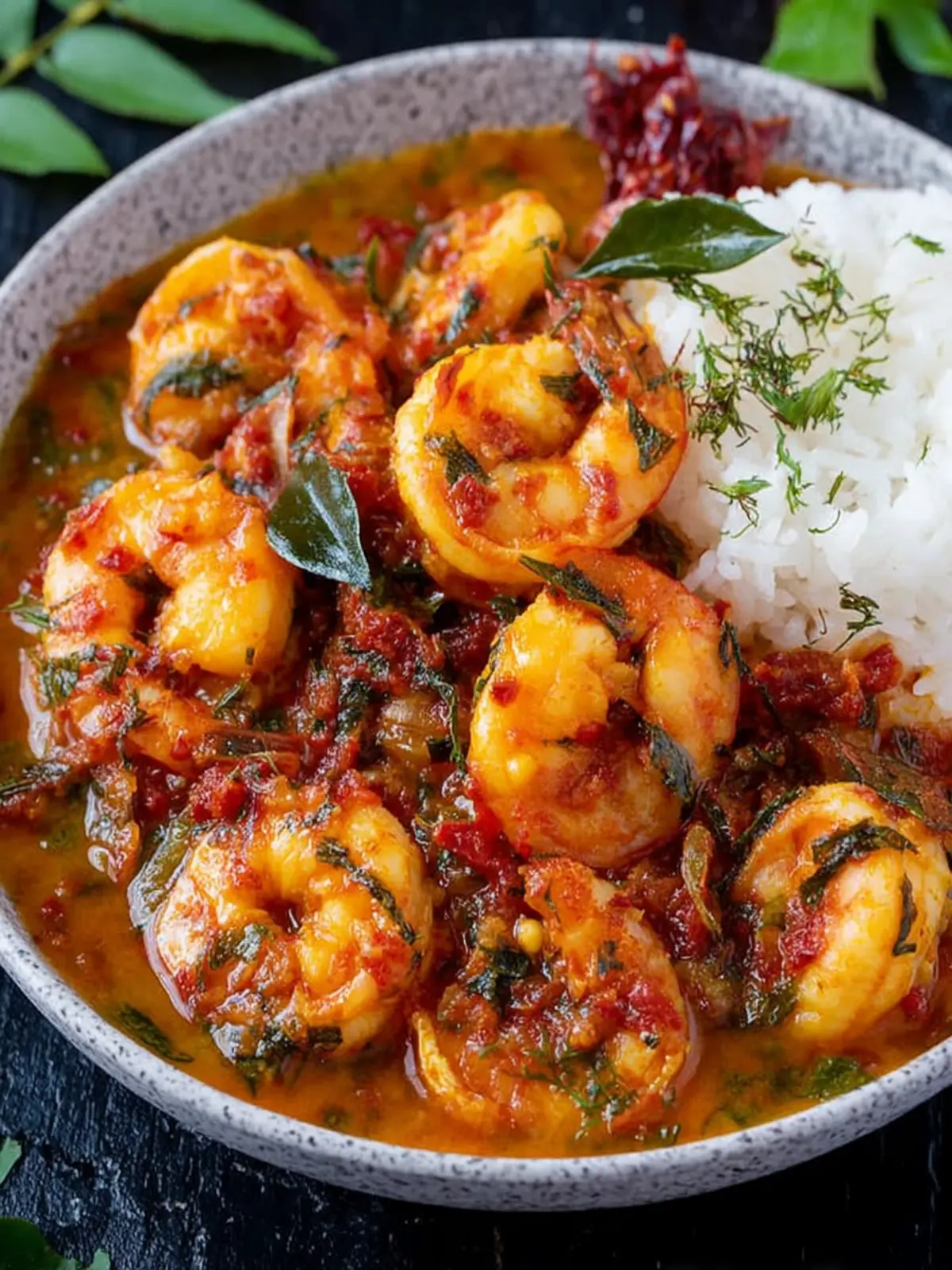 Kerala Shrimp Curry Recipe (Chemmeen Curry) First Image