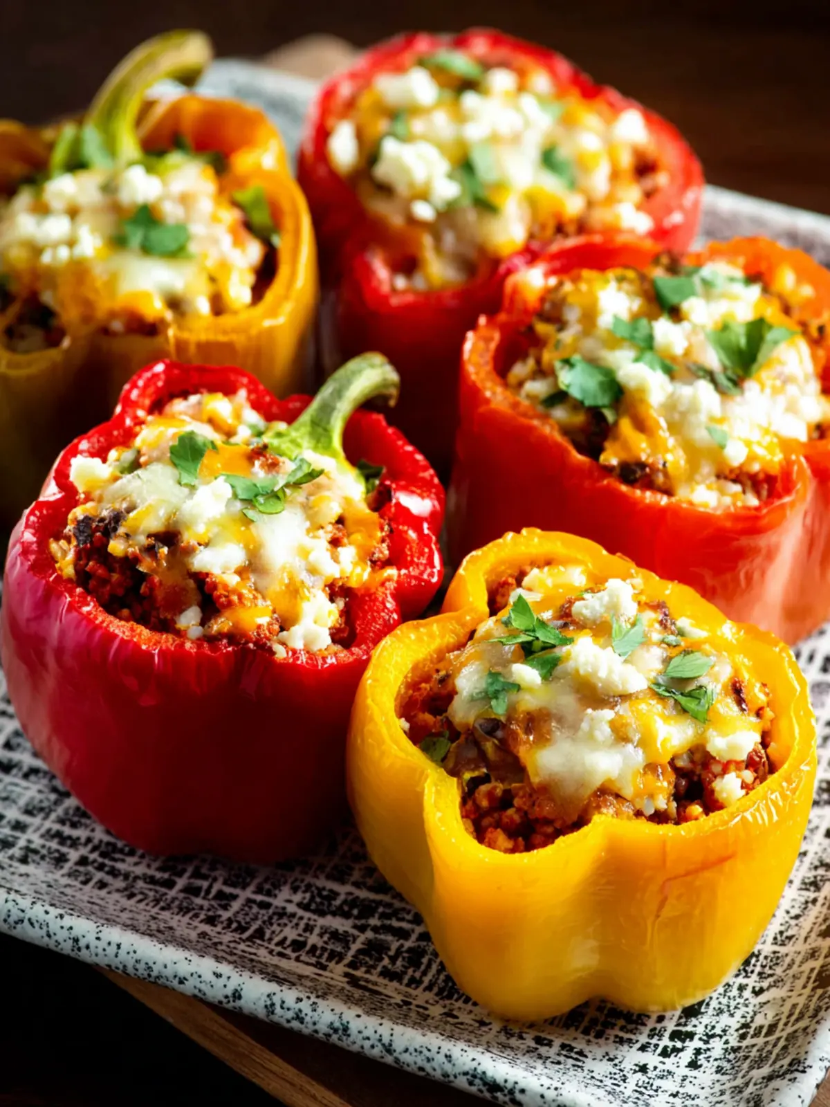 Southwestern Stuffed Peppers (with Cauliflower Rice) First Image