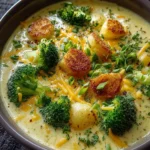 Broccoli Potato Cheese Soup First Image