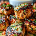 Irresistible Grilled Chicken Bites with Garlic Sauce Recipe First Image