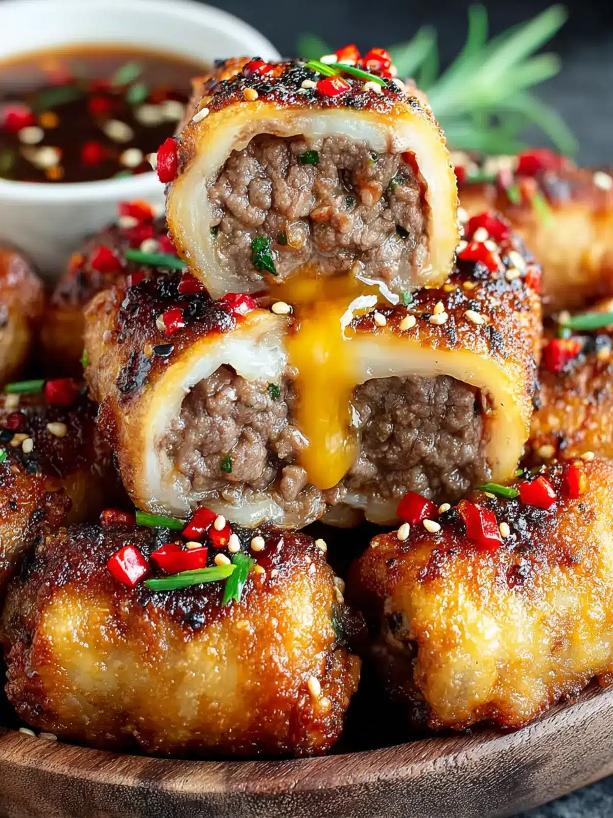 Ginger-Carrot Beef Rolls with Cranberries & Walnuts First Image