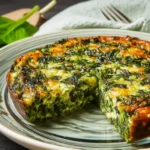 Crustless Spinach Quiche First Image