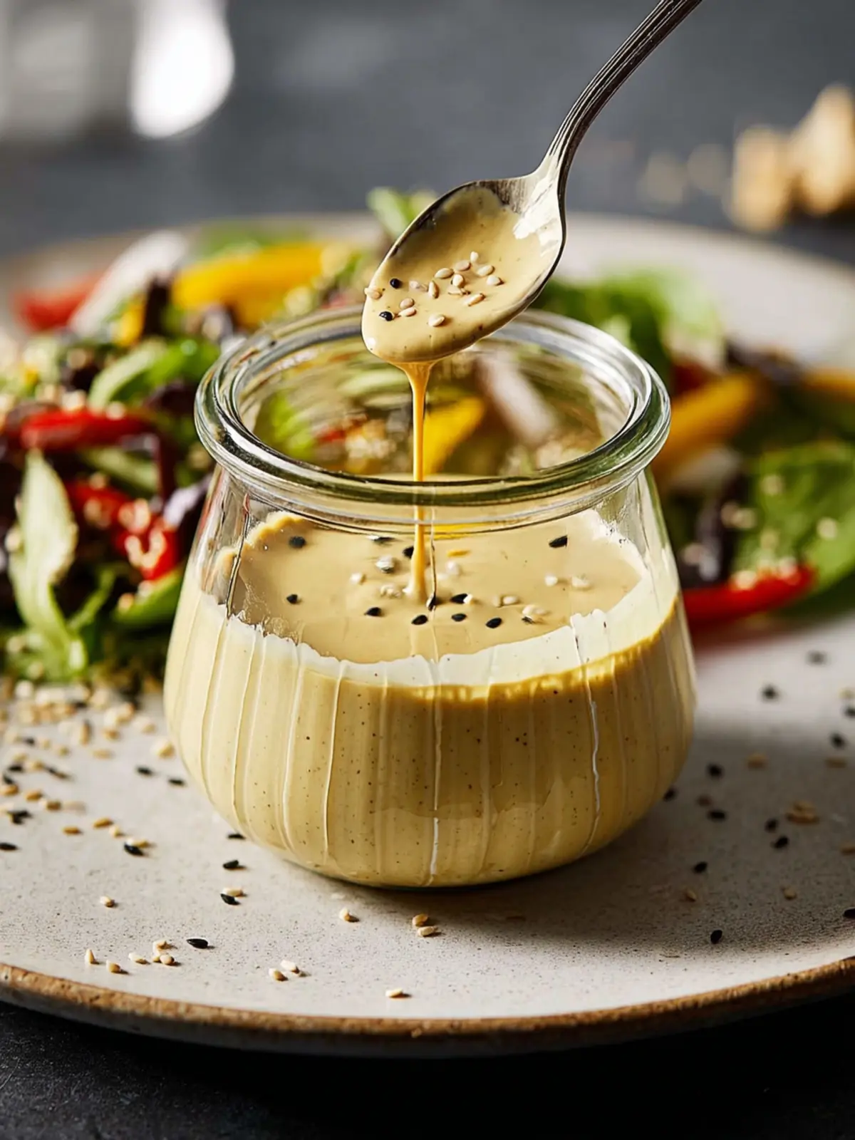 Maple Dijon Tahini Dressing: Irresistibly Creamy & Tangy Delight 8