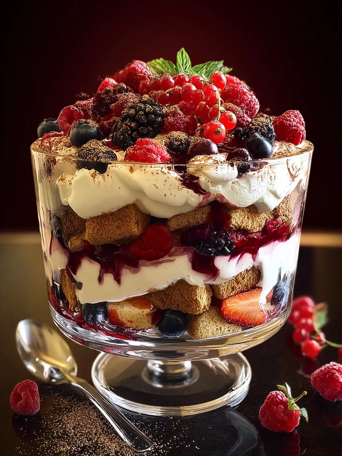 Berry Tiramisu Trifle First Image