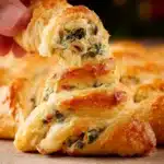 Spinach Dip Stuffed Crescent Roll Christmas Tree First Image