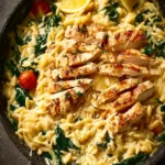 Creamy Lemon Chicken Orzo First Image