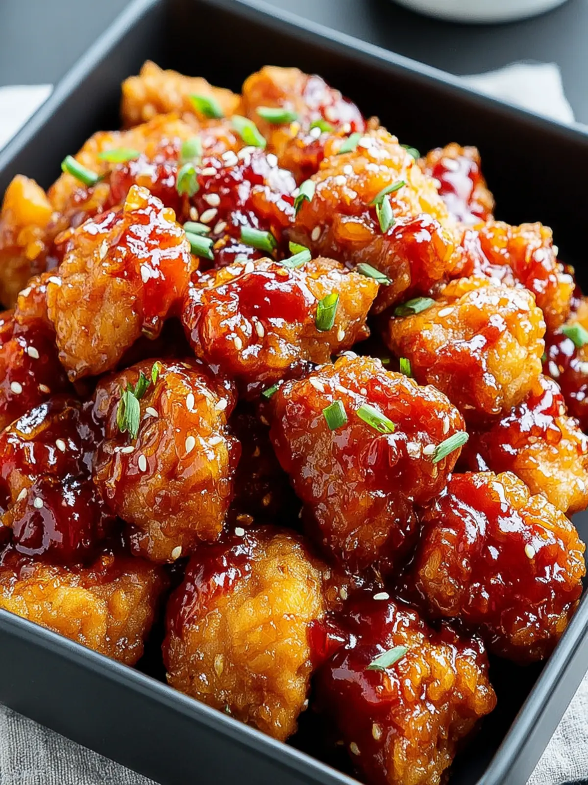 New Year’s Chili Honey Chicken Bites Recipe First Image
