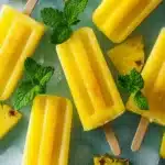 Pineapple Mint Popsicles Recipe First Image
