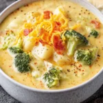 Crock Pot Broccoli Potato Soup First Image