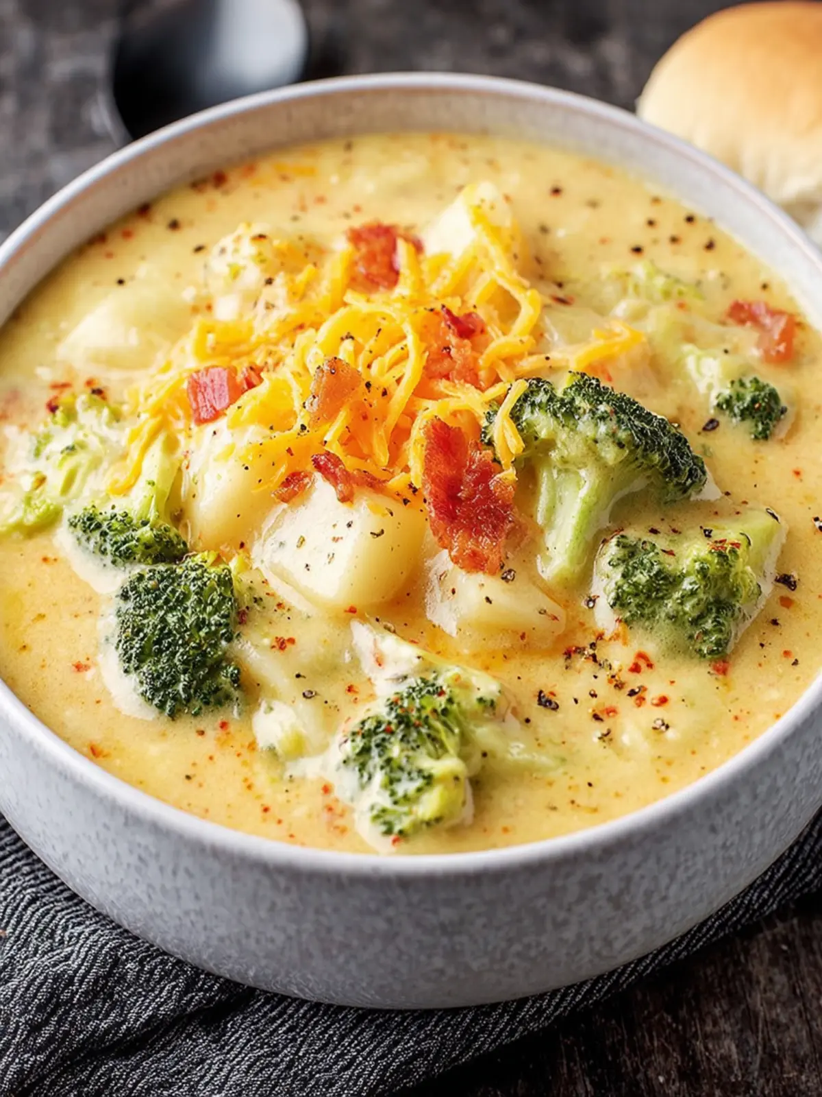 Crock Pot Broccoli Potato Soup First Image