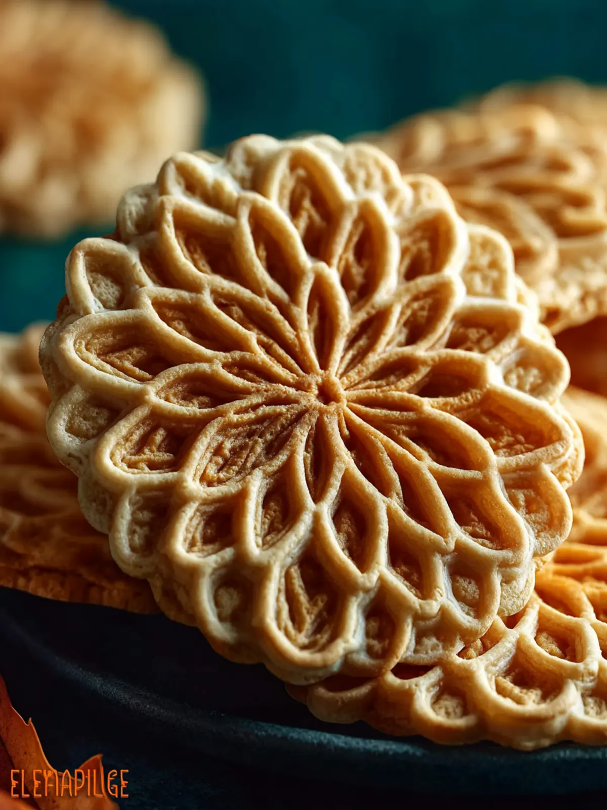 Anise Pizzelle Cookies First Image