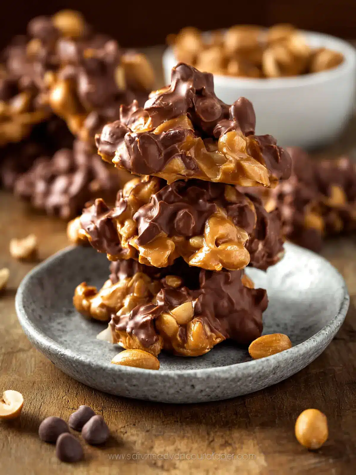 Crockpot Peanut Clusters First Image