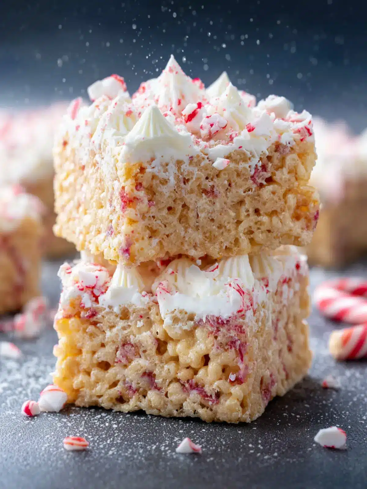 Peppermint Rice Krispie Treats First Image