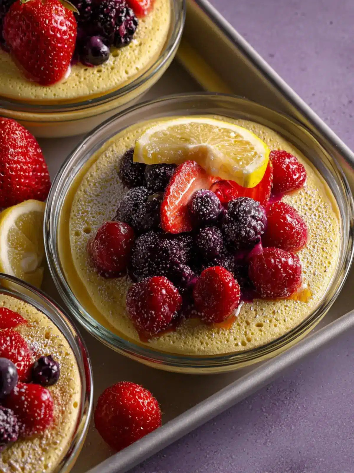 Lemon Berry Poppyseed Pancake Bowls First Image