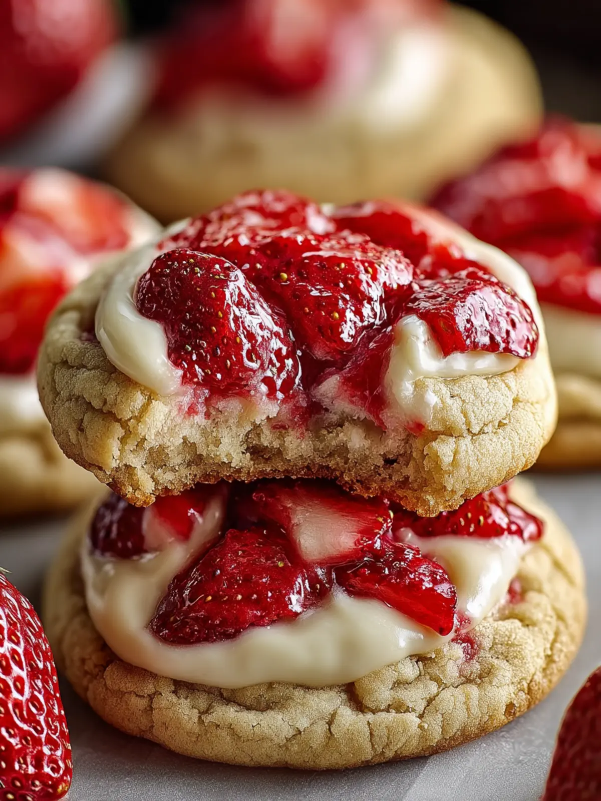 Strawberry Cheesecake Cookies: Irresistibly Creamy Bites 5 Strawberry Cheesecake Cookies First Image