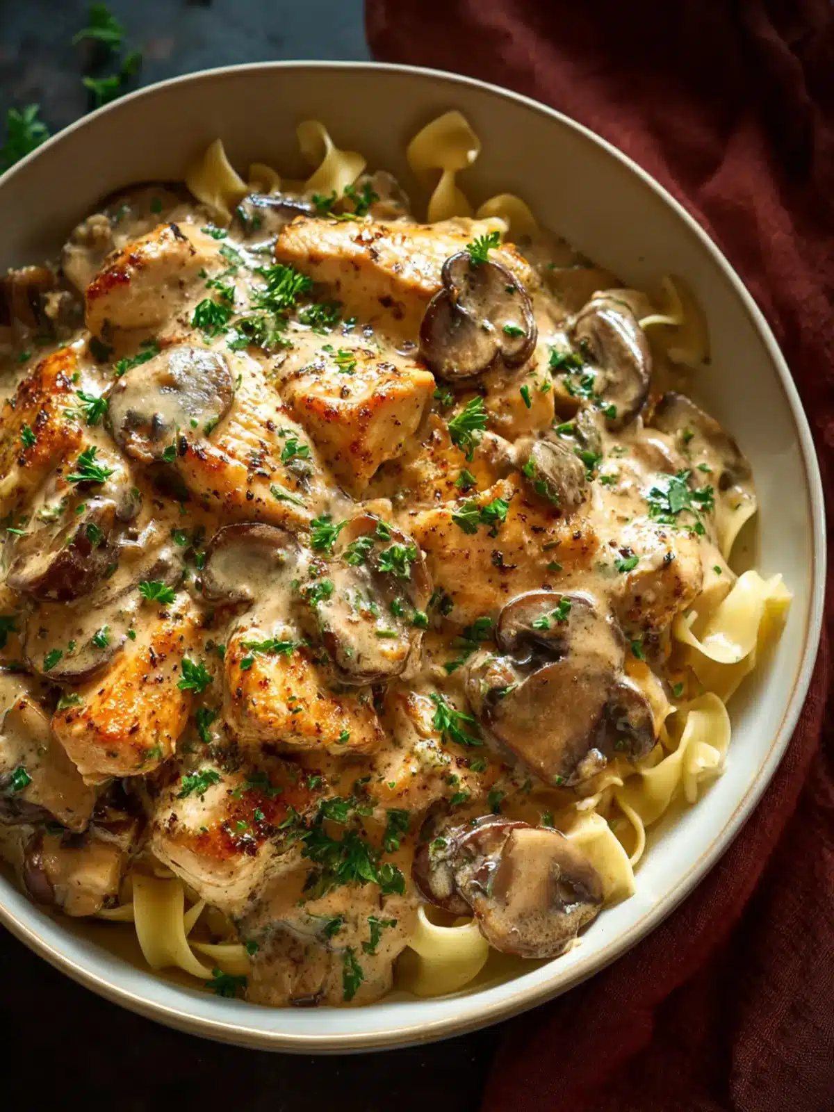 Delicious Rich Chicken Stroganoff Recipe for Comfort Food Lovers First Image