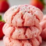 Strawberry Cake Mix Cookies – Easy 3-Ingredient Recipe First Image