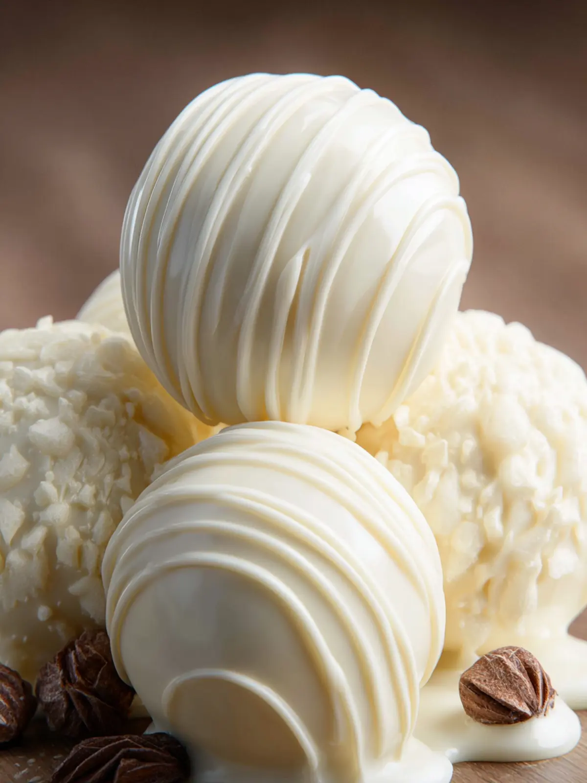 White Chocolate Truffles {Vanilla} First Image