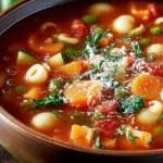 Cozy Minestrone Soup Recipe - A Warm Comfort Dish First Image