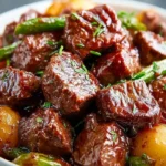 5-Ingredient Crockpot Steak Bites First Image