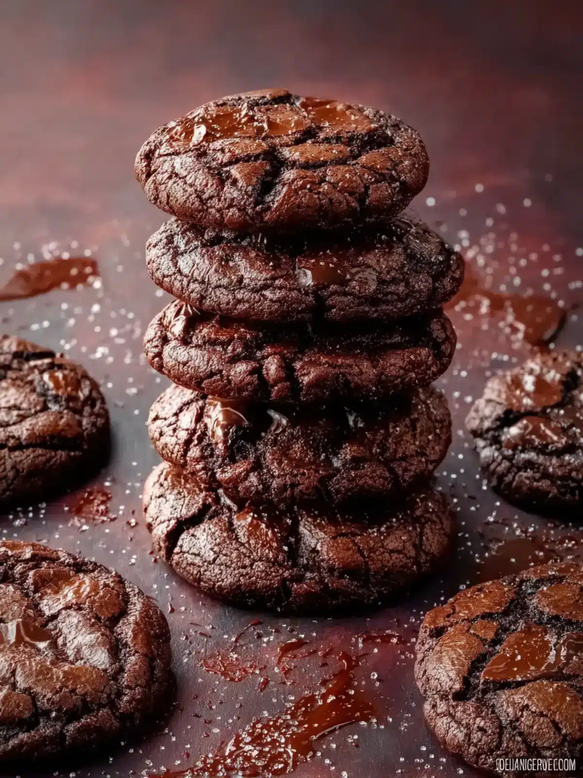 20 Minute Fudgy Chocolate Brownie Cookies You’ll Crave Daily 6 20 Minute Fudgy Chocolate Brownie Cookies Second Image qddkym