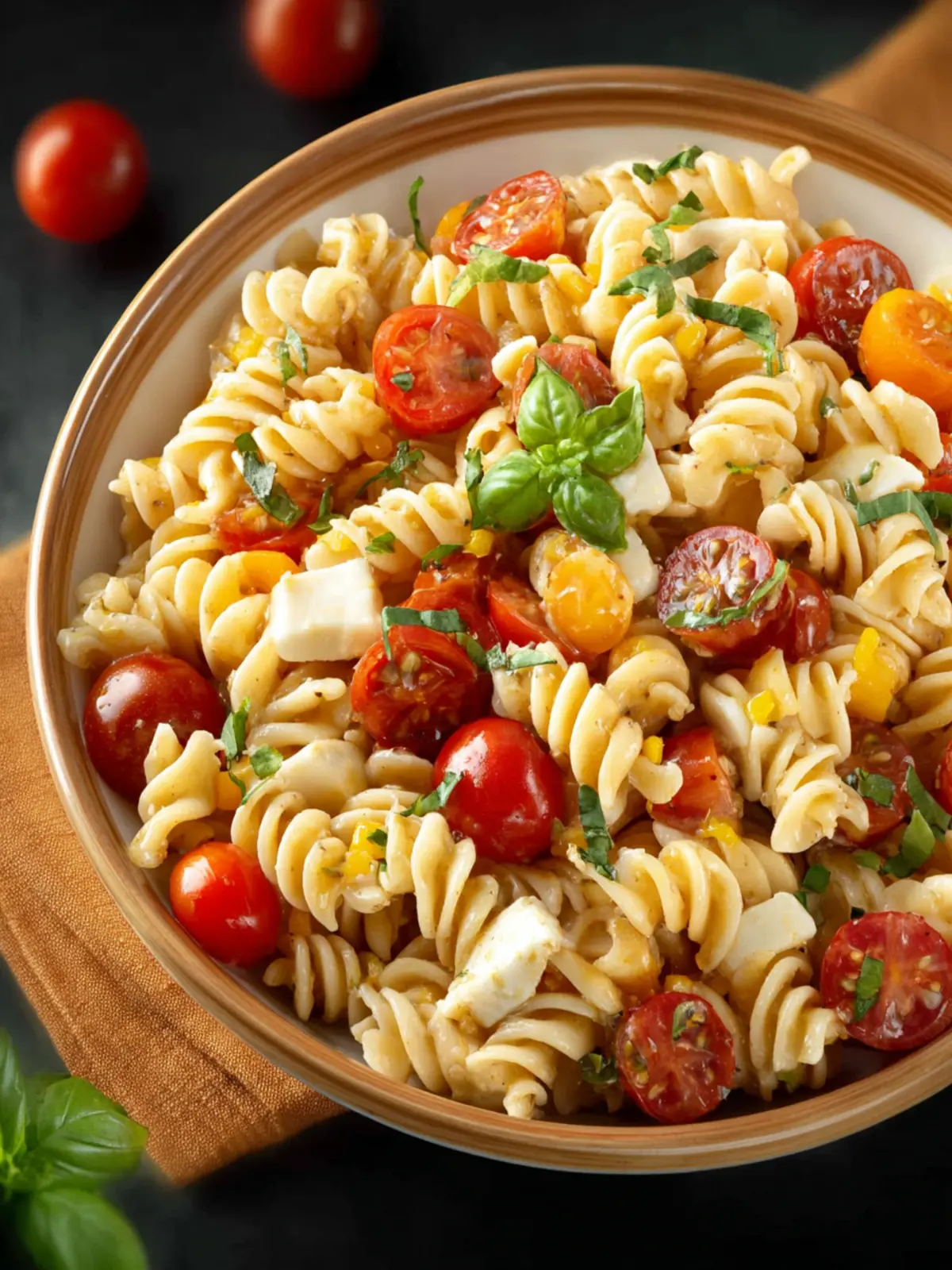 Caprese Pasta Salad Third Image uko8dr