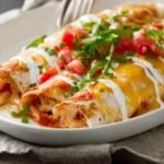 Cream Cheese Chicken Enchiladas First Image