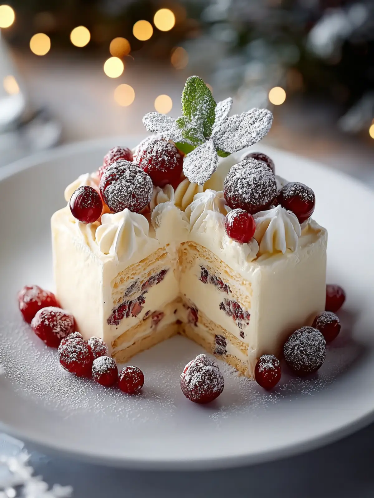Create Your Dream White Christmas Charlotte Dessert Today First Image