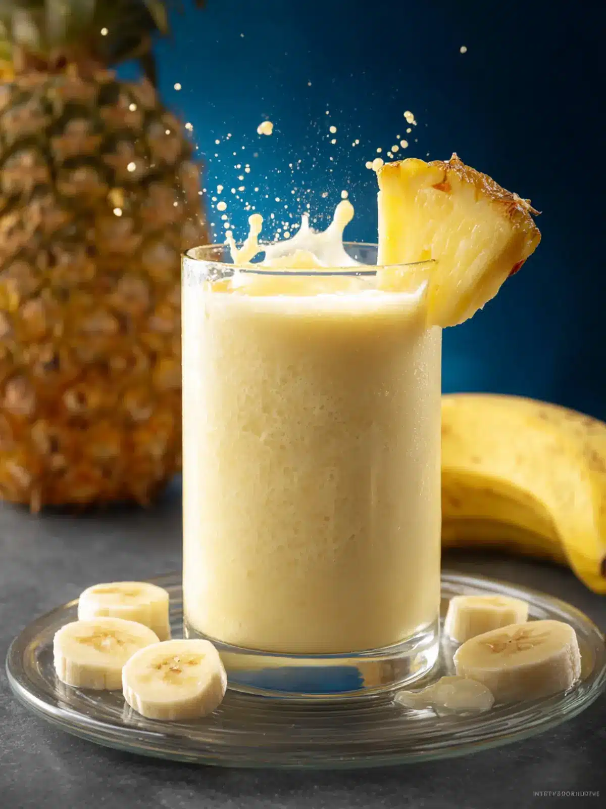 Easy Pineapple Banana Smoothie: Refreshingly Delicious Bliss 7 Easy Pineapple Banana Smoothie Recipe Third Image awegpv