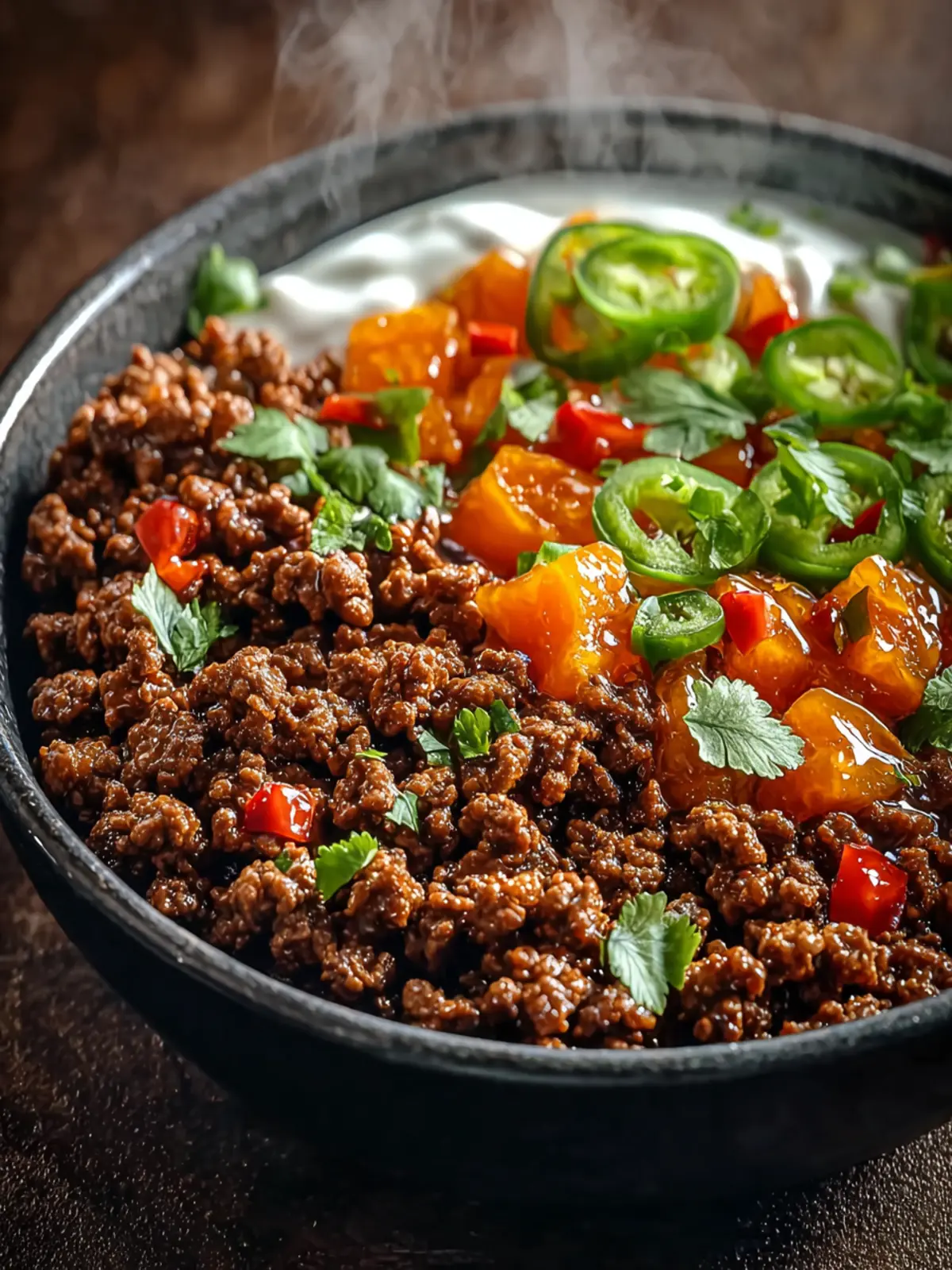 Ground Beef Hot Honey Bowl Second Image htsf8k
