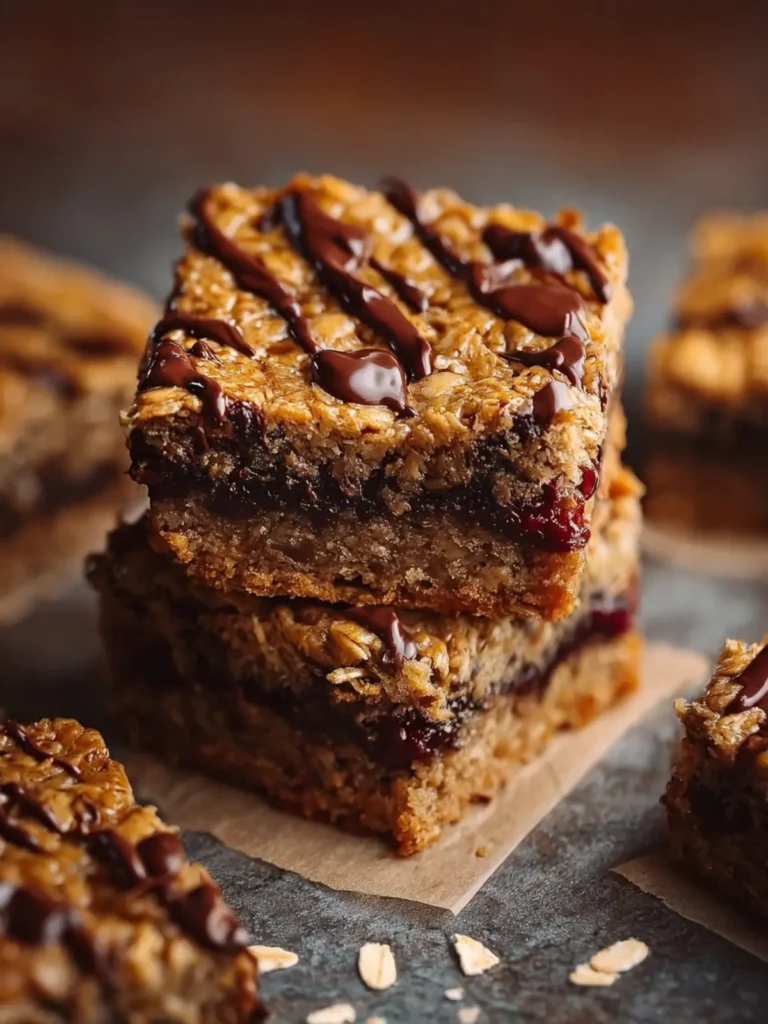 Healthy Chocolate Chip Oatmeal Bars: A Quick Recipe Guide! First Image
