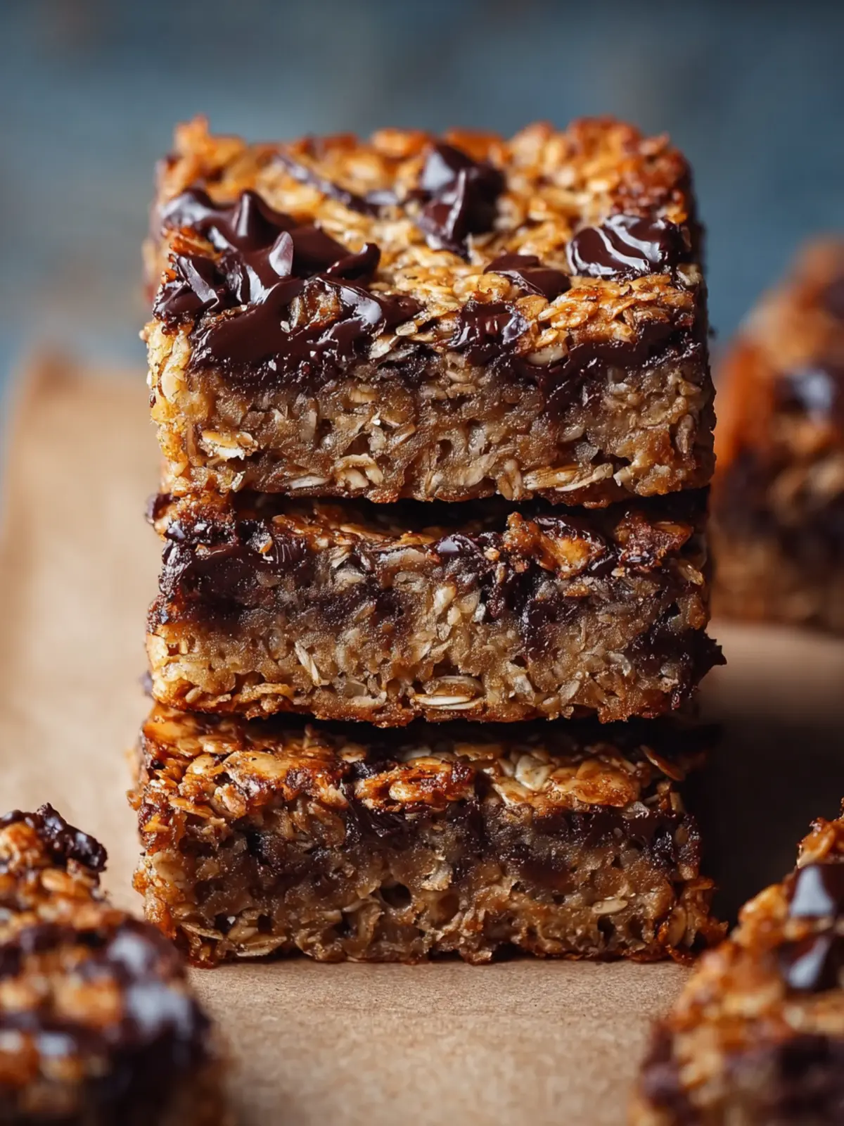Healthy Chocolate Chip Oatmeal Bars A Quick Recipe Guide Fourth Image tncdzf