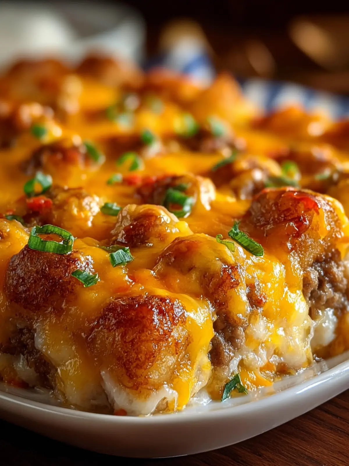 Irresistible Tater Tot Sausage Breakfast Casserole Recipe Fourth Image cjrces