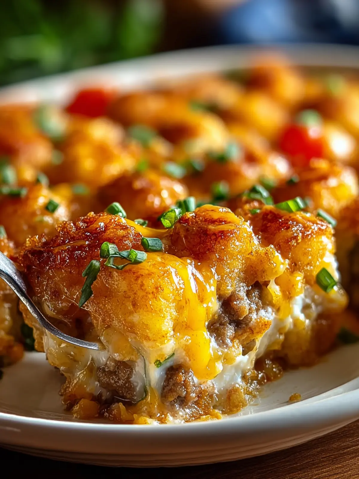Irresistible Tater Tot Sausage Breakfast Casserole Recipe Third Image gp4fcg