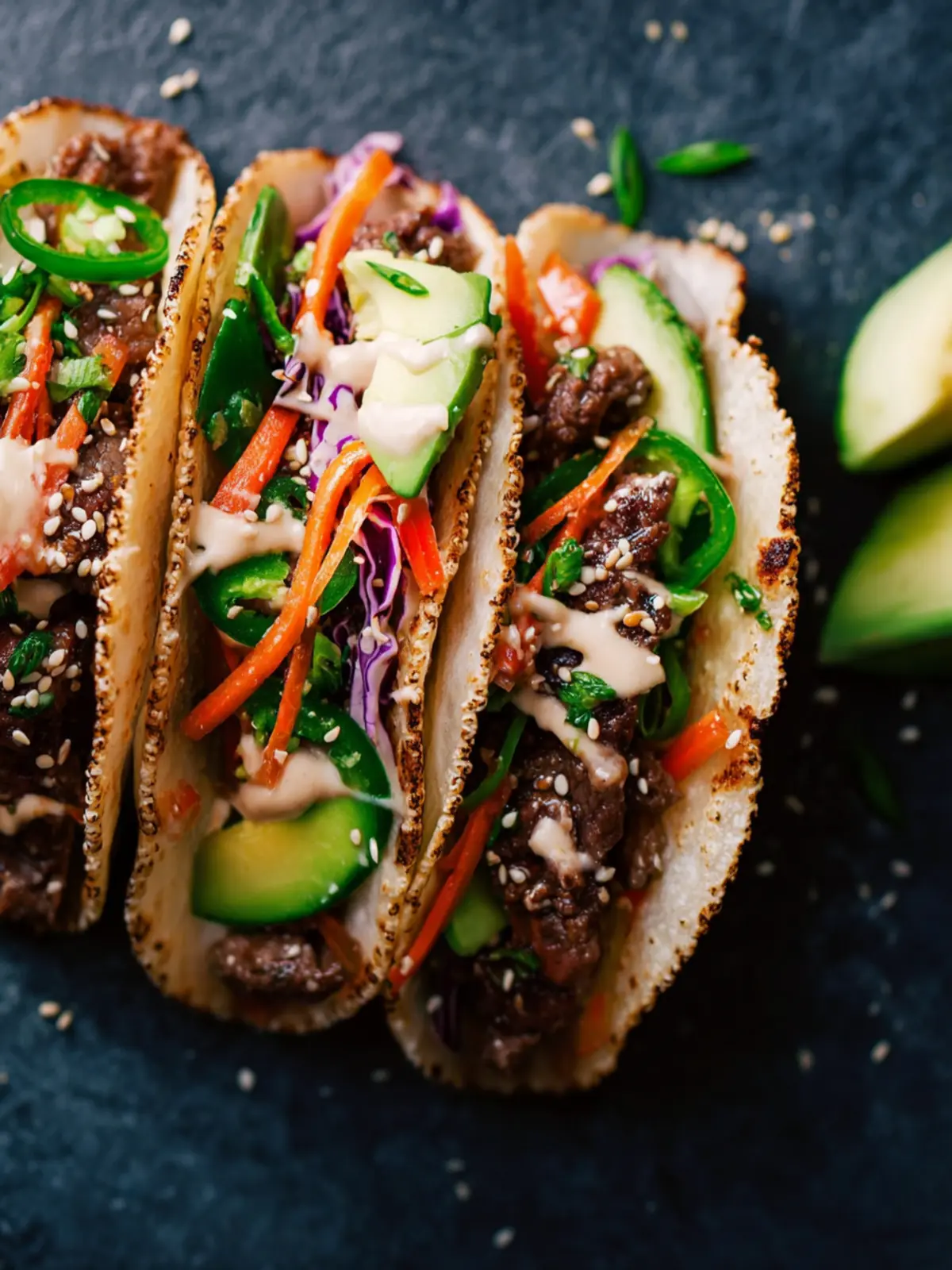 Korean Beef Tacos Second Image oabj3a