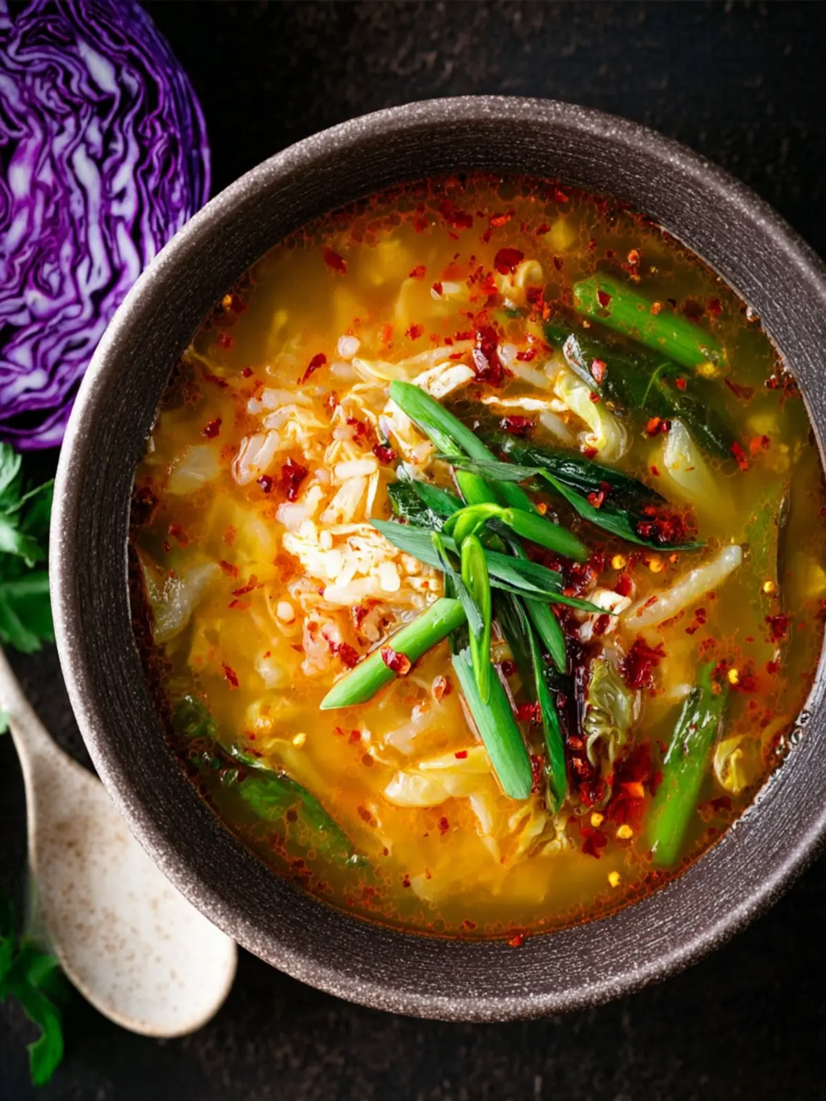 Nourishing Cabbage Rice Soup First Image