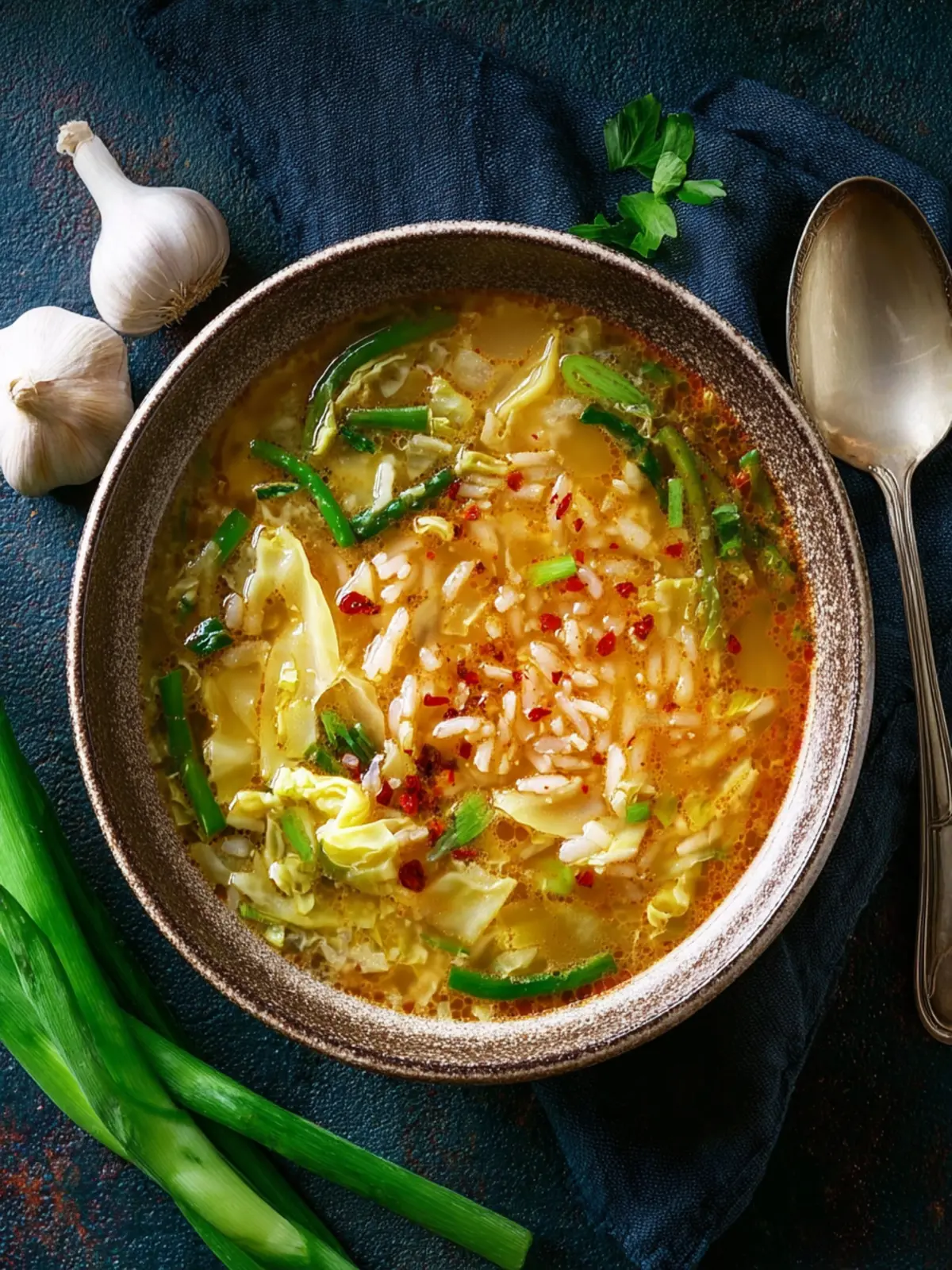 Nourishing Cabbage Rice Soup Fourth Image m45ihn