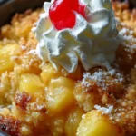 Pineapple Dump Cake Cobbler Recipe – Easy 5-Ingredient Tropical Dessert First Image