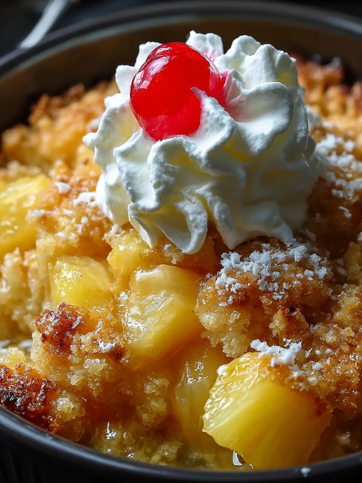 Pineapple Dump Cake Cobbler Recipe – Easy 5-Ingredient Tropical Dessert First Image