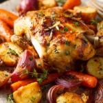 Roasted Chicken and Vegetables First Image