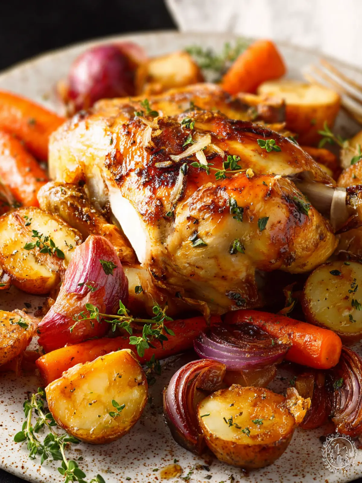 Roasted Chicken and Vegetables First Image