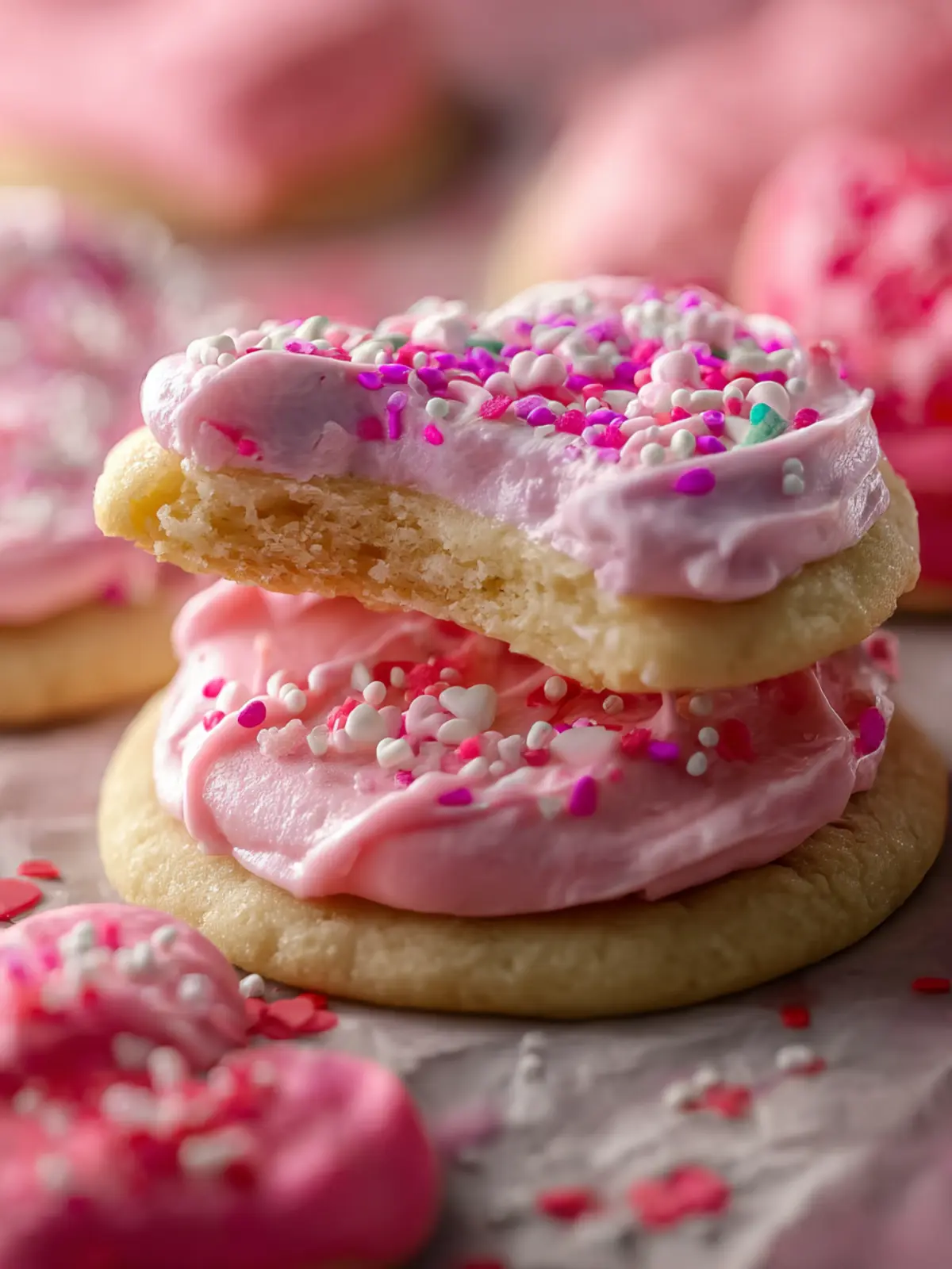 Soft Valentine's Day Cookies: Irresistibly Sweet Frosted Treats 6