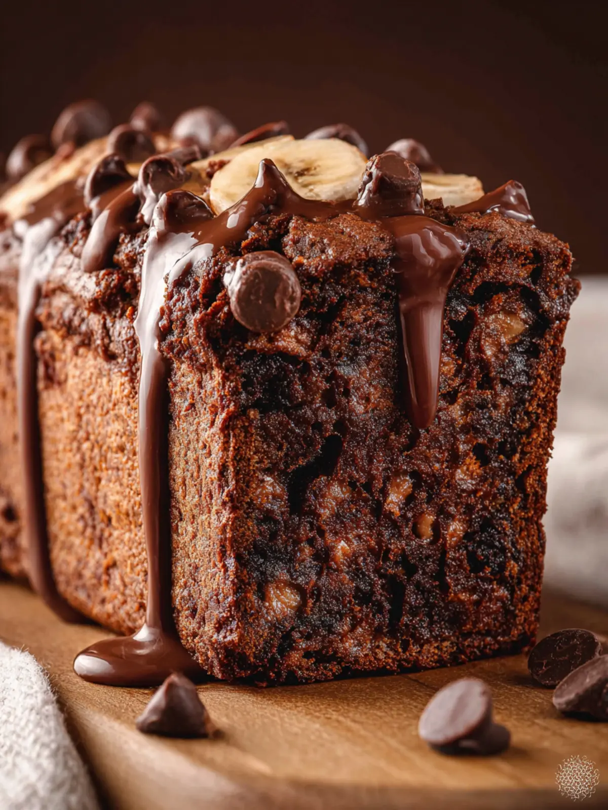 Triple Chocolate Banana Bread Second Image cneizb