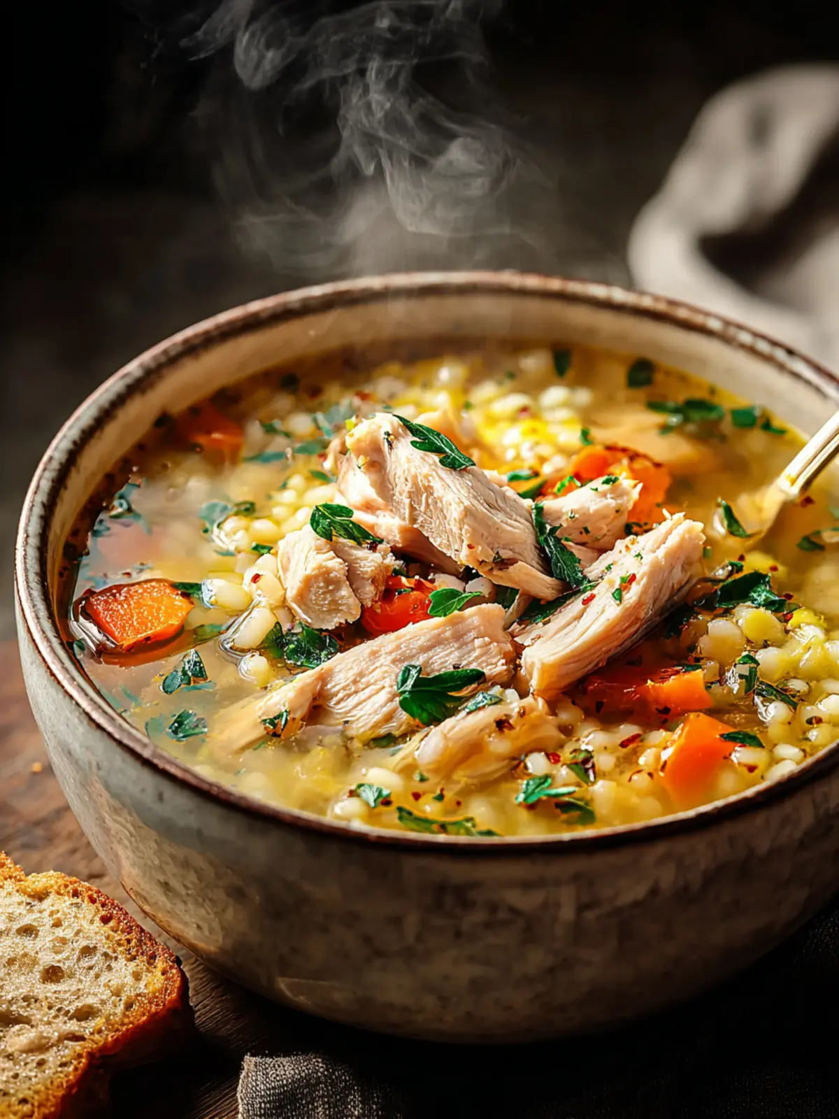Cozy Leftover Turkey Soup: A Comforting Delight First Image